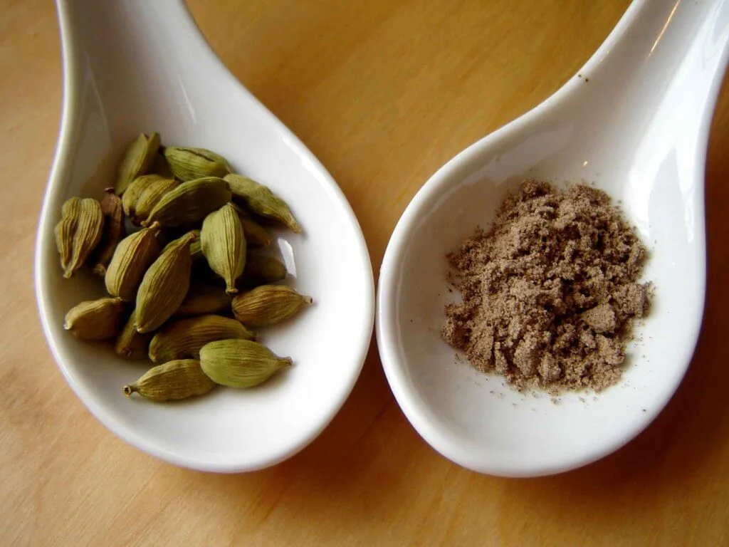 Cardamom seeds and powder