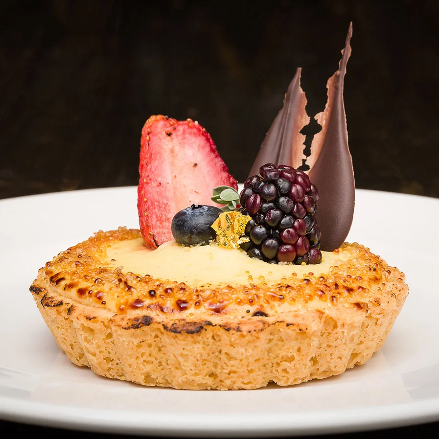 Lemon Thyme Ganache Tart by Tom Noe