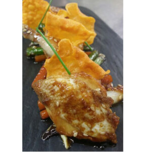Crispy Cheese Toast with Veggies Tapa