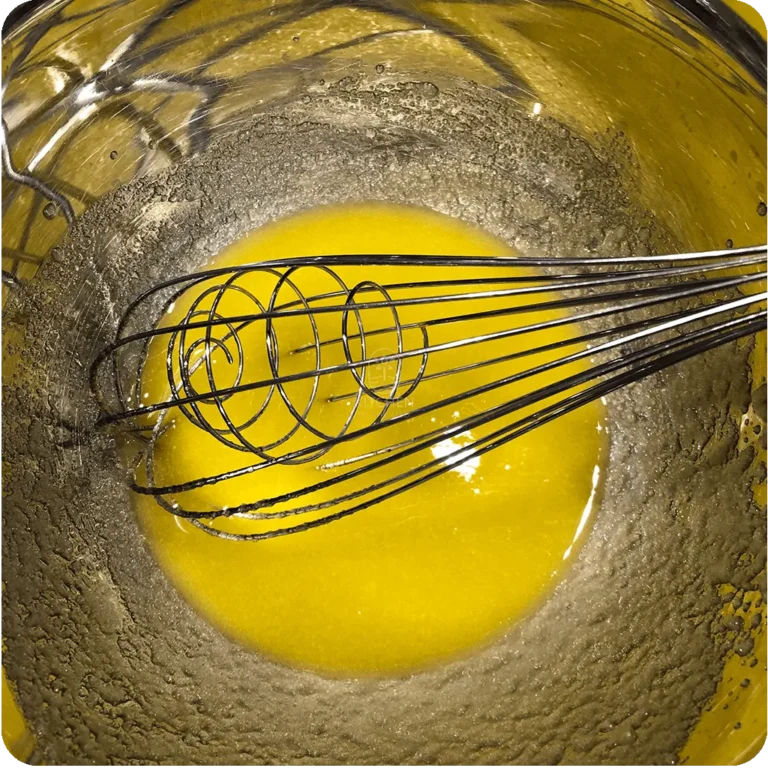 Whisking the Moist Mix