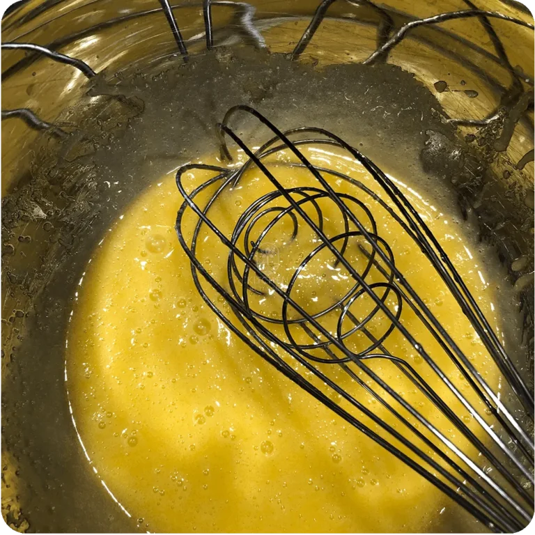 Whisking the Moist Mix