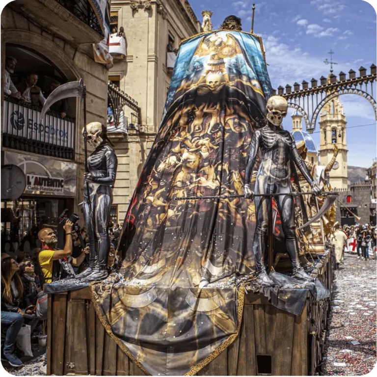 "Moors and Christians" yearly "reconquista" celebration