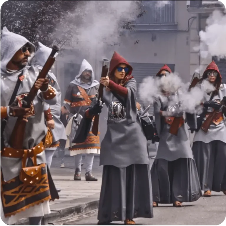 "Moors and Christians" yearly "reconquista" celebration