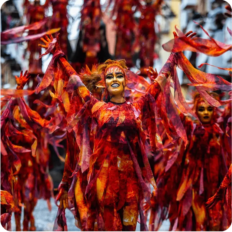 "Moors and Christians" yearly "reconquista" celebration