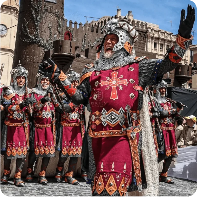 "Moors and Christians" yearly "reconquista" celebration